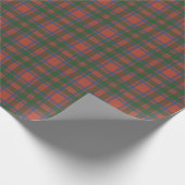 Papier Cadeau MacIntosh Ancien Tartan écossais (Coin)