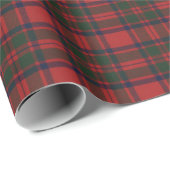 Papier Cadeau MacIntosh Modern Original Tartan écossais (Coin rond)