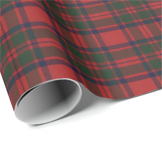 Papier Cadeau MacIntosh Modern Original Tartan écossais (Coin rond)