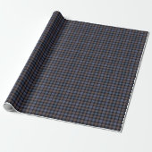 Papier Cadeau Mackenzie Clan Patiné Tartan (Déroulé)