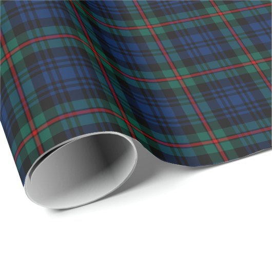 Papier Cadeau MacKinlay Clan Tartan (Coin rond)