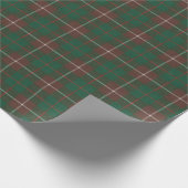 Papier Cadeau MacKinnon Chasse Ancien Tartan écossais (Coin)