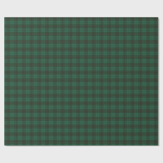 Papier Cadeau MacLean Chasse Ancien Tartan écossais Original (Plat)