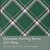 Papier Cadeau MacLean Tartan