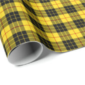 Papier Cadeau MacLeod Clan Tartan (Coin rond)