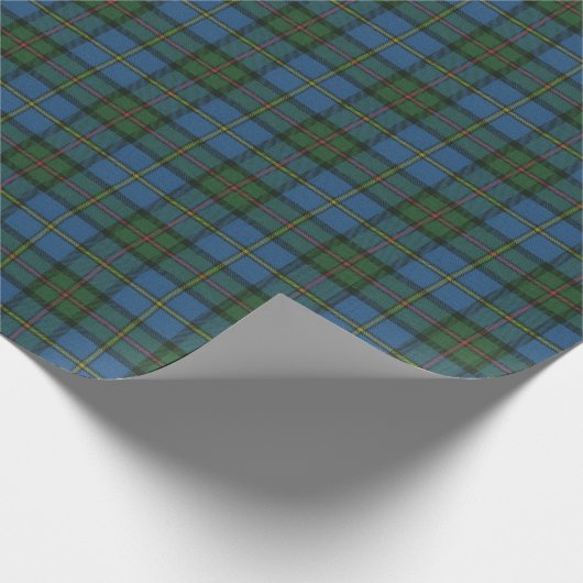 Papier Cadeau MacLeod Harris Ancien Tartan écossais (Coin)