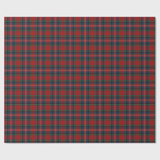 Papier Cadeau MacPherson Clan Tartan (Plat)