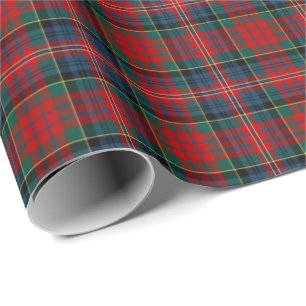 Papier Cadeau MacPherson Clan Tartan