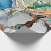 Papier Cadeau Macro Nuages. Ciel et couleurs blanches Taches. Tr (Coin)