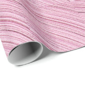 Papier Cadeau Macro Ruban Rose (Coin rond)