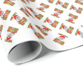 Papier Cadeau Mad Père Noël (Coin rond)
