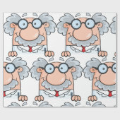 Papier Cadeau Mad Professeur (Plat)