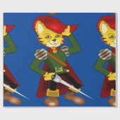 Papier Cadeau Madame Cat Lady 2024 pour le président Thunder_Cov (Plat)