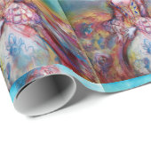 PAPIER CADEAU MADAME POMPADOUR (Coin rond)