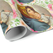 Papier Cadeau Madonna des rues Sainte Marie Madonnine (Coin rond)