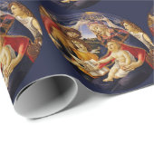 Papier Cadeau Madonna du Magnificat par Sandro Botticelli (Coin rond)