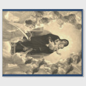 Papier Cadeau MADONNA ET ENFANT NOËL CADEAU WRAP Bouguereau (Plat)