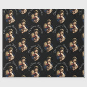 Papier Cadeau Madonna with Christ Child Customizable Christmas (Plat)