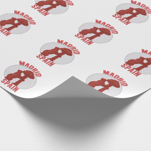 Papier Cadeau Madrid Espagne (Coin)
