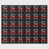 Papier Cadeau Mag-nut Funny Magnet Pun Fond Sombre (Plat)