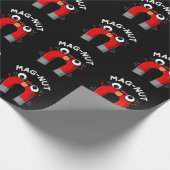 Papier Cadeau Mag-nut Funny Magnet Pun Fond Sombre (Coin)