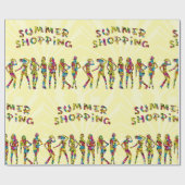 Papier Cadeau Magasin d'été (Plat)