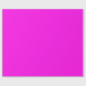 Papier Cadeau Magenta brillant (couleur solide) (Plat)