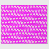 Papier Cadeau Magenta Pastel rose simple (Plat)