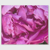 Papier Cadeau Magenta peony closeuse (Plat)