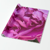 Papier Cadeau Magenta peony closeuse (Déroulé)