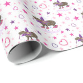 Papier Cadeau Magic capyfairy (Coin rond)