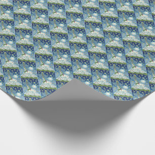 PAPIER CADEAU MAGIC CHRISTMAS UNICORN JOURNAL DE VACANCES