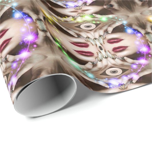 Papier Cadeau Magic spell (Coin rond)