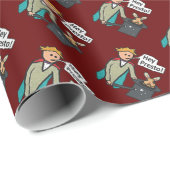 Papier Cadeau Magicien (Coin rond)