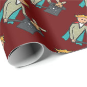 Papier Cadeau Magicien (Coin rond)