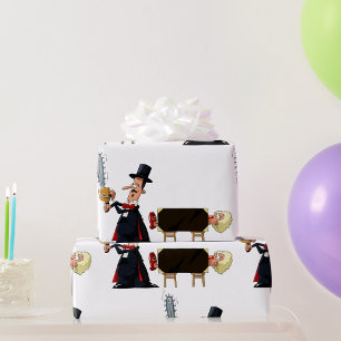 Papier Cadeau Magicien exécutant