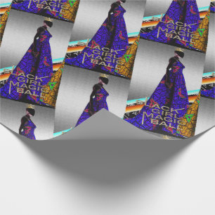 Papier Cadeau  Magie de la fille noire
