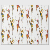 Papier Cadeau Magie de la fille noire (Plat)