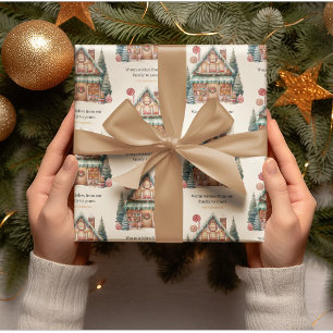 Papier Cadeau Magie de Noël scandinave