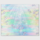 Papier Cadeau Magique Rainbow Baby Mermaids (Plat)