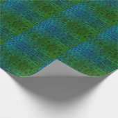 Papier Cadeau Magnifique Cool Awesome Green  (Coin)