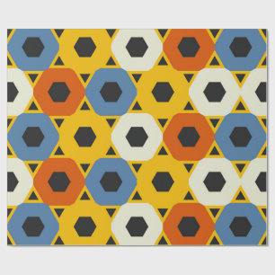 Papier Cadeau Magnifique motif géométrique