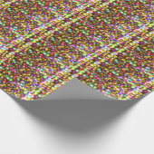 Papier Cadeau Magnifique Noël coloré Sparkly SPmarks enveloppeme (Coin)