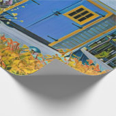 Papier Cadeau Magnifique peinture cycliste (Coin)