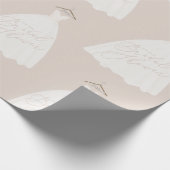 Papier Cadeau Magnifique robe de mariée douche de mariée (Coin)