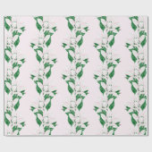 Papier Cadeau Magnolia Sway in Pink and Green (Plat)