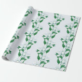 Papier Cadeau Magnolia Sway in Slate and Green (Déroulé)