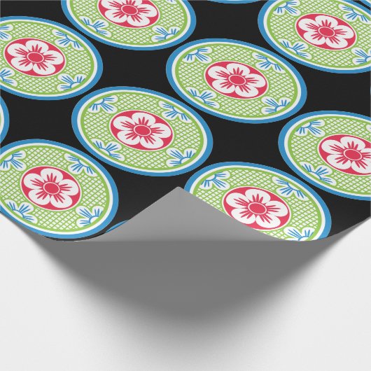 Papier Cadeau Mah Jongg Logo 2 Papier d'enveloppement (Coin)