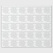 Papier Cadeau Mahatma Gandhi sur les chrétiens (Plat)