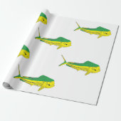 Papier Cadeau Mahi-mahi / Dorado Wrapping Paper (Déroulé)
